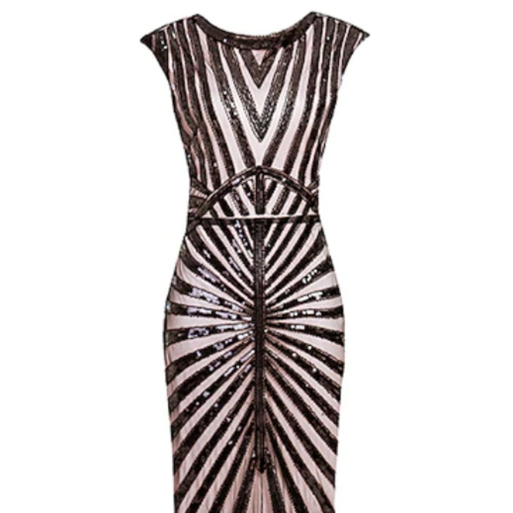 Glamour dress, 20's, 30's, Old Hollywood, L